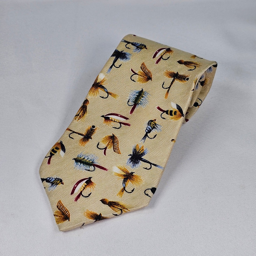 RM Sport‎ Silk Fly Fishing Pattern Necktie